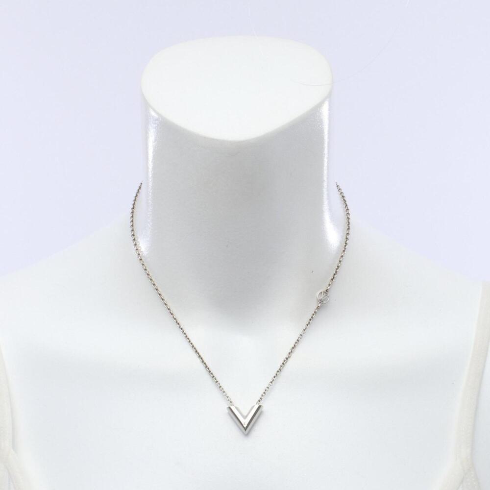 LOUIS VUITTON Silver Necklace - Picture 6 of 6